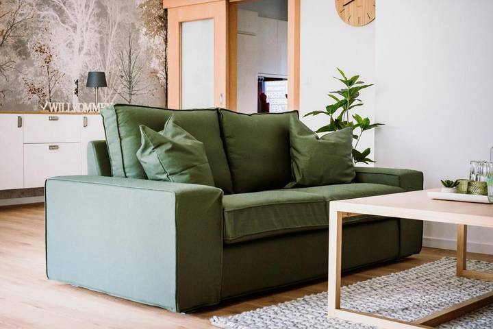 Geheel appartement, Vakantiewoning 'Waldfeeling' met privéterras en wifi in Alme, Brilon