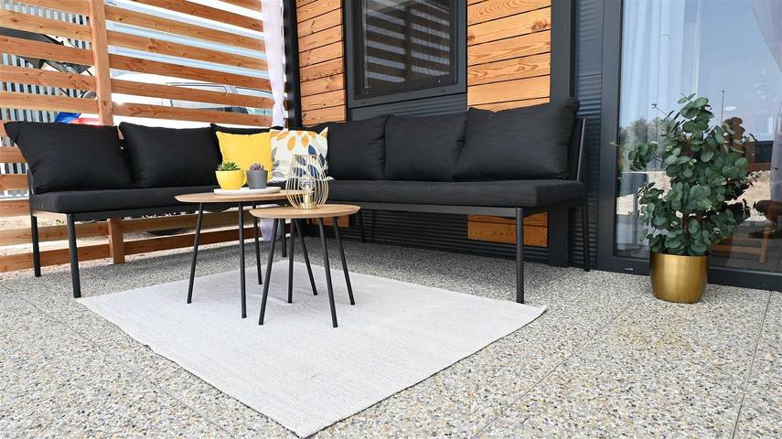 Camping für 6 Personen, mit Balkon/Terrasse und Ausblick sowie Pool und Terrasse in Dalmatien - 4