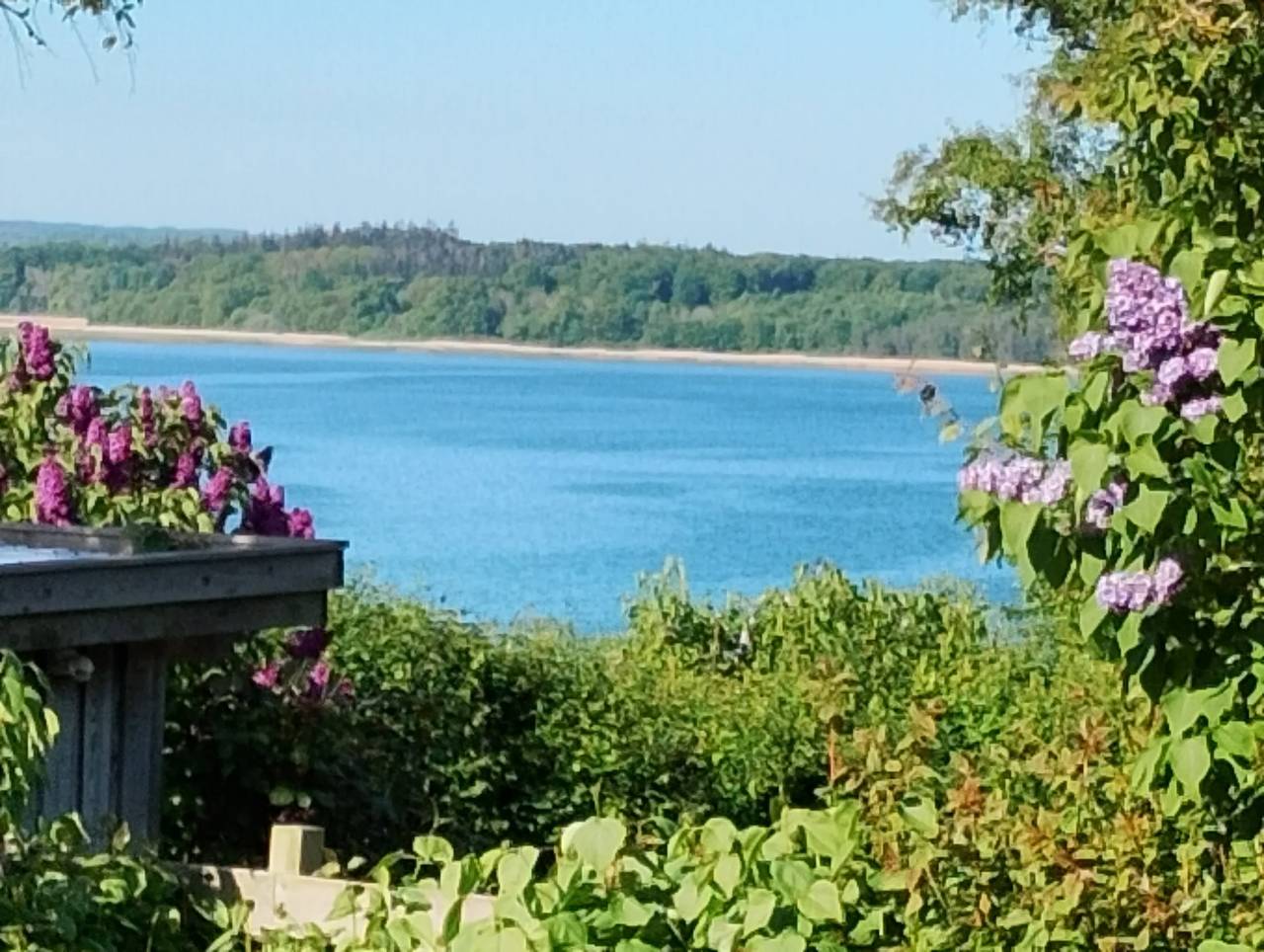 Ruhiges Ferienhaus mit Blick nah am Fjord in Kirke Hyllinge, Nordostseeland
