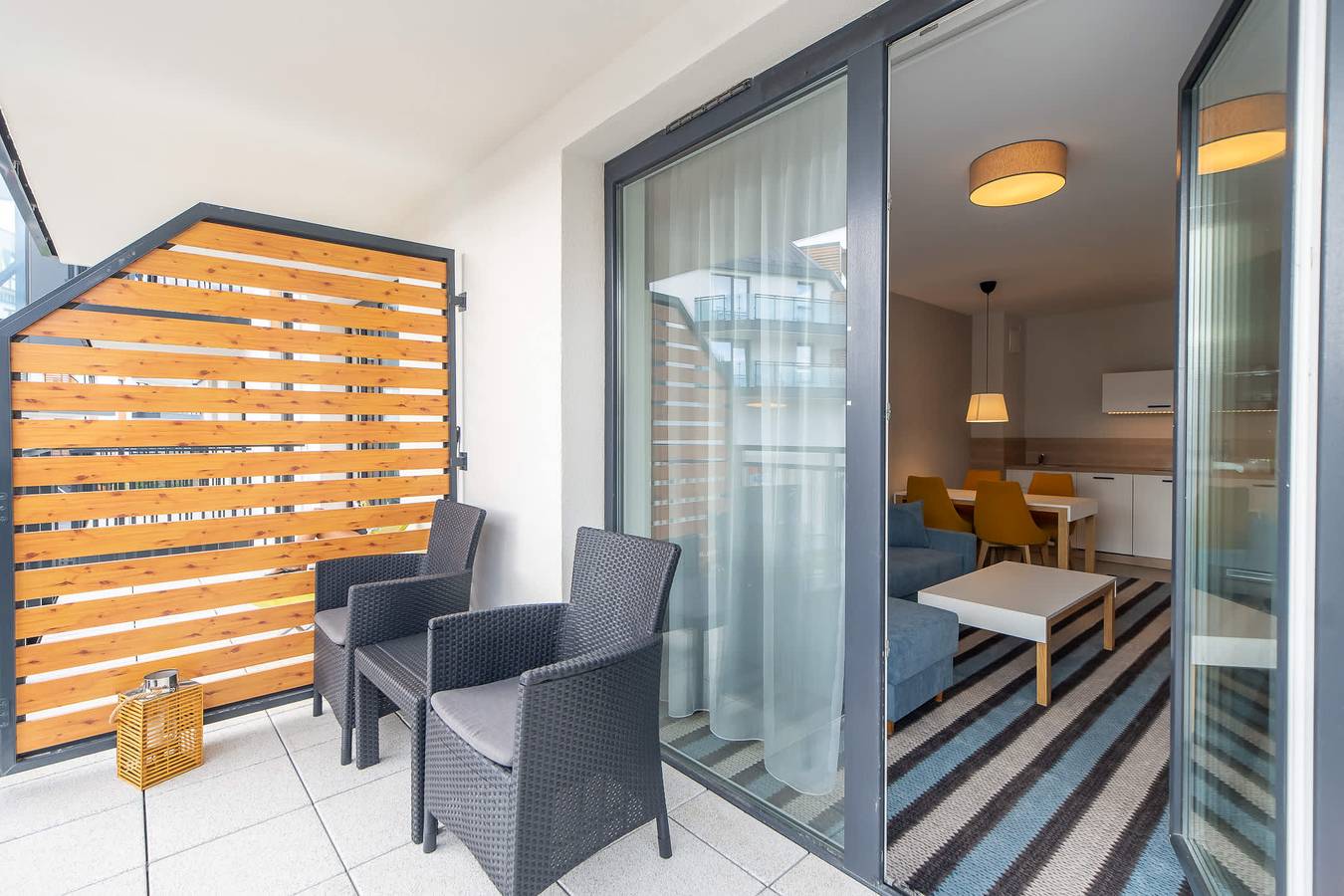 Ganze Wohnung, Ferienwohnung für 4 Personen mit Balkon/Terrasse in Międzyzdroje, Misdroy (Gemeinde)