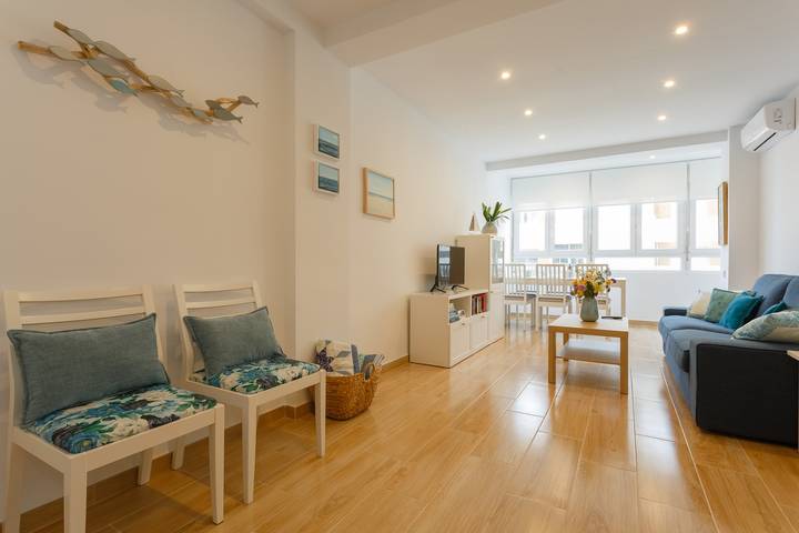 Apartamento entero, Casa Ros Playa (free parking) in Playa de Cortadura (Poniente) (Cádiz), Cádiz