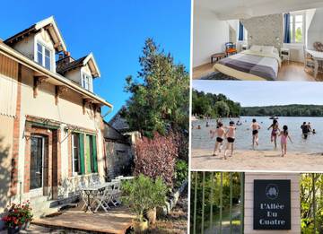 Gîte pour 10 personnes, avec jardin et terrasse à Souppes-sur-Loing