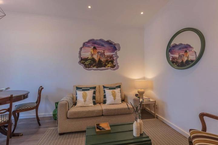 Apartamento de férias para 4 pessoas, com vista e terraço em Sintra