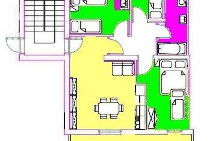 Holiday apartment for 8 people, with balcony, with pets - 1