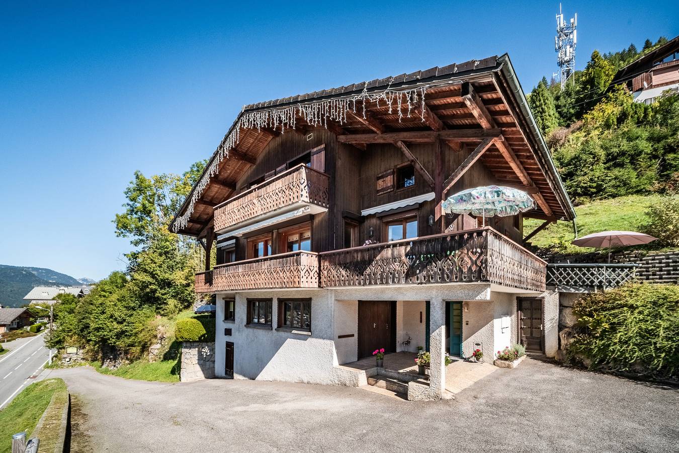 Ganze Wohnung, Appartement 'D'arnica' mit Bergblick, Balkon und Wlan in Morzine, Les Portes du Soleil