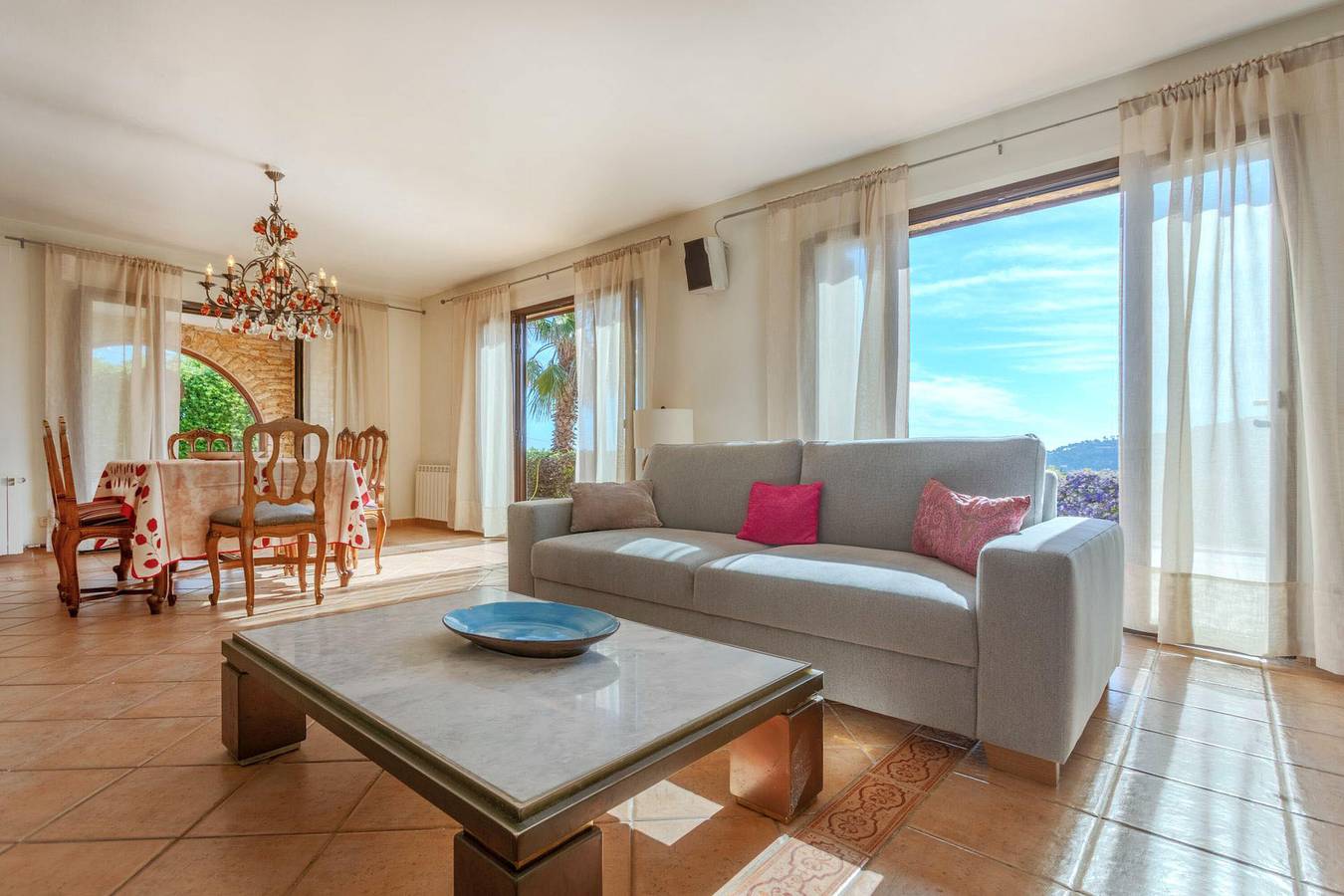 Es Raco-Ferienhaus mit Meerblick-Sa Riera-Costa Brava in Sa Riera, Begur