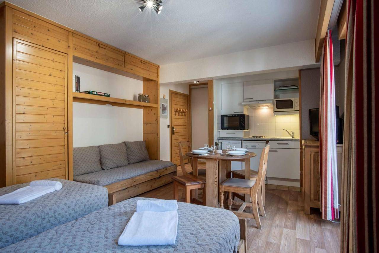 Appart’hôtel pour 2 personnes avec balcon in Brides-les-Bains, Massif de la Vanoise