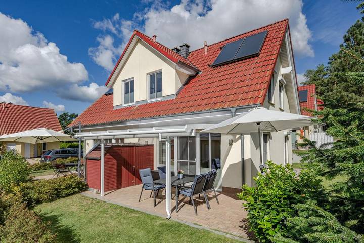 Ferienhaus für 4 Personen, mit Garten im Stettiner Haff