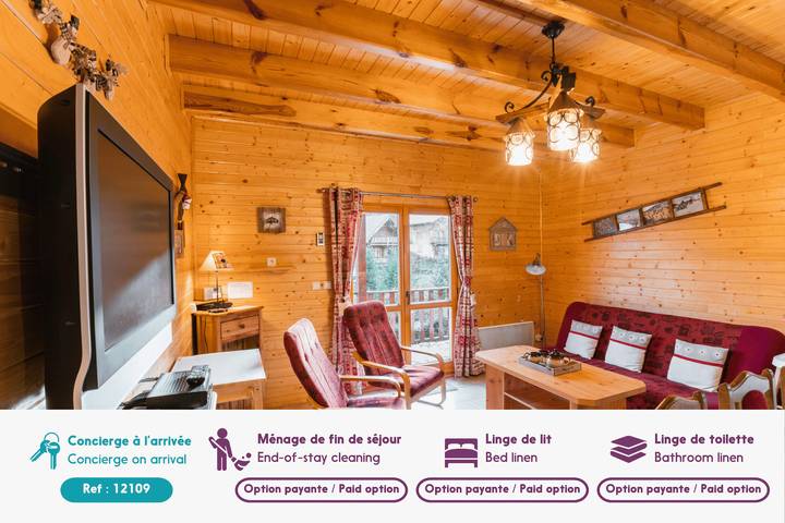 Location de vacances pour 10 personnes, avec sauna ainsi que balcon et jardin, adapté aux familles dans Saint-Étienne-en-Dévoluy - 3