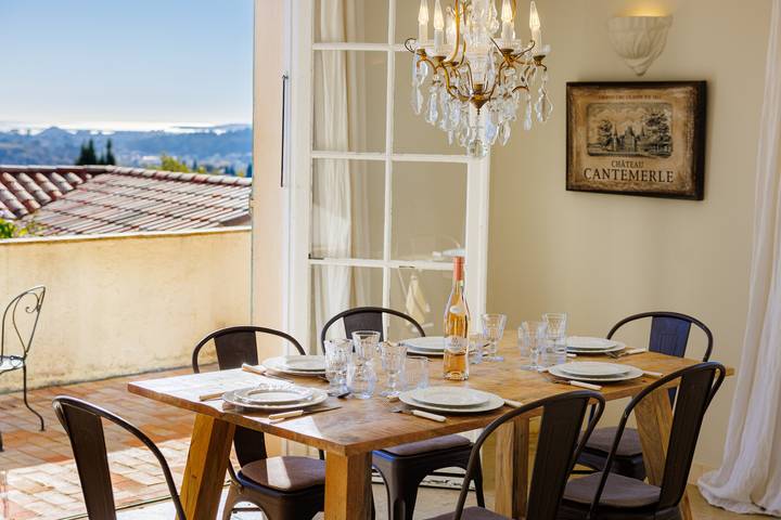 Villa Miradou in Saint-Paul-de-Vence, Costa mediterránea (Francia)