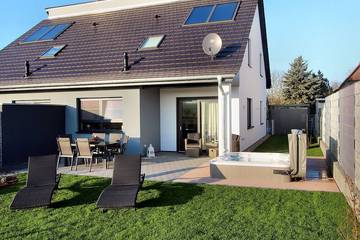 Ferienhaus für 4 Personen, mit Terrasse und Garten sowie Sauna, mit Haustier in Göhren-Lebbin