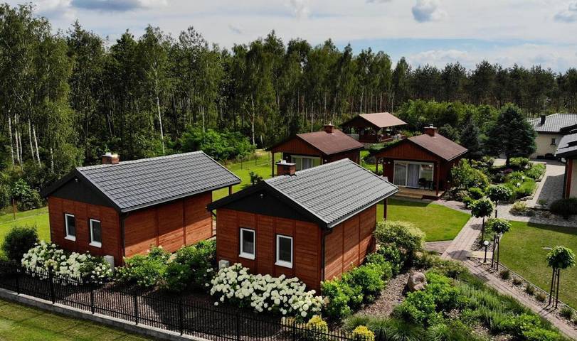 Domek letniskowy dla 2 osób, z taras i widok oraz ogród w Mazowsze