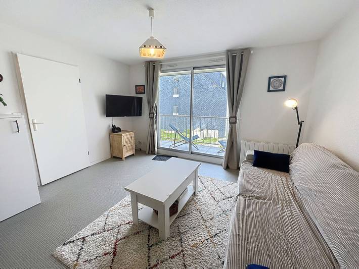 Ganze Wohnung, Charmante 1-Zi-Wohnung, 4 Pers, Balkon, Parkplatz, Wlan in Jullouville, Côte de la Déroute