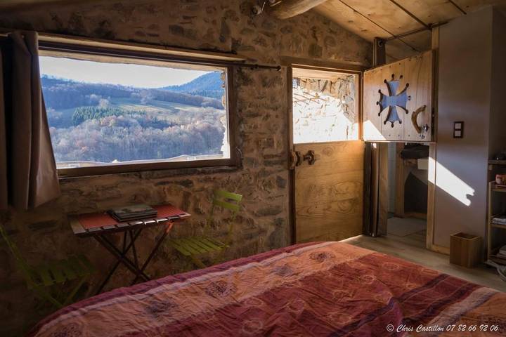 Maison de vacances pour 2 personnes, avec terrasse et vue