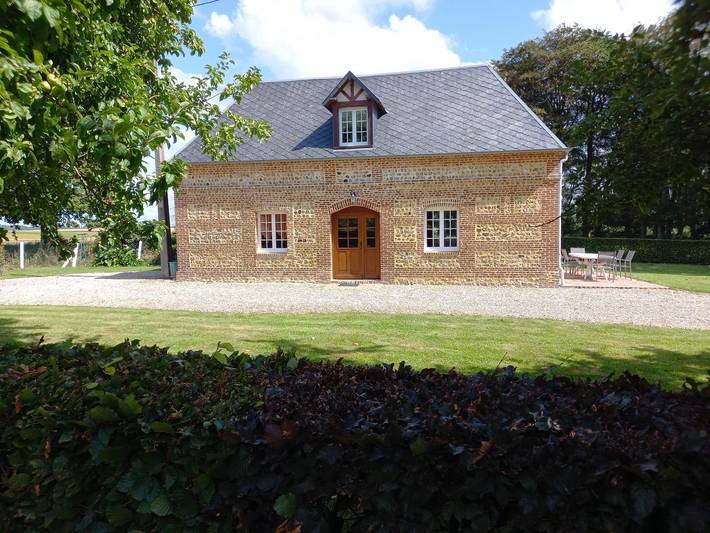 Gîte pour 6 personnes, avec Terrasse ainsi que Jardin et Vue