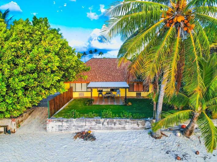 Ferienhaus für 5 Personen, mit Garten und Ausblick auf Bora Bora