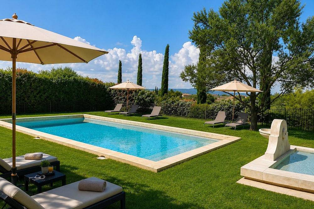 Apartamento entero, Air-conditioned gîte with swimming pool and garden in the countryside, ideal for families in Pertuis, Parque natural regional del Luberon