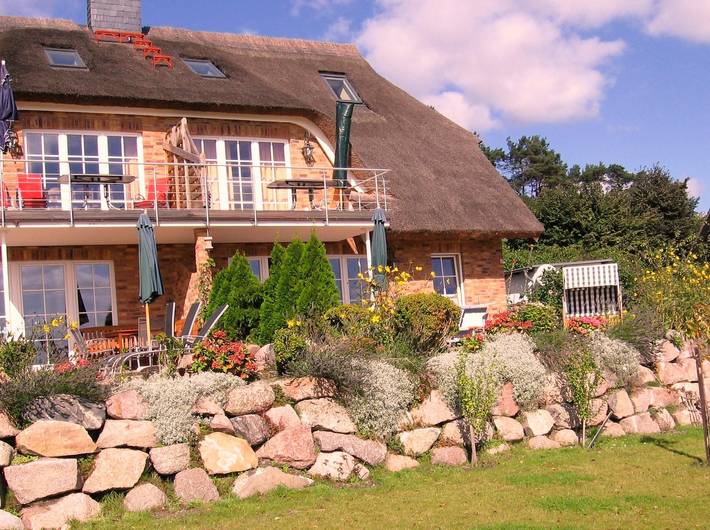 Ferienwohnung für 6 Personen, mit Garten und Ausblick, mit Haustier