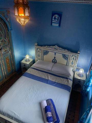 Hôtel pour 2 personnes, avec terrasse et vue, adapté aux familles à Chefchaouen