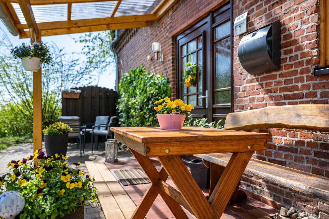 Ferienhaus 'Himmelreich' mit privater Terrasse, Ggarten und Wi-Fi in Barlt, Sankt Michaelisdonn und Umgebung