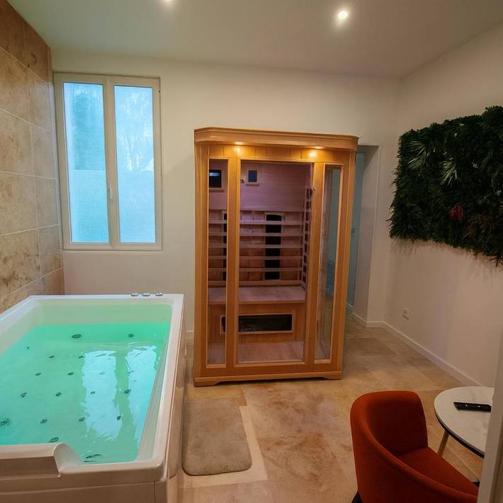 Gîte pour 2 personnes, avec jacuzzi ainsi que terrasse et sauna, animaux acceptés à Nesle - 2