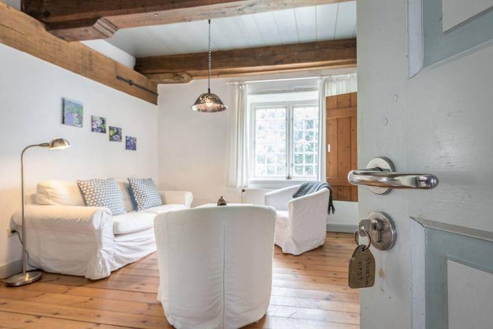 Ferienwohnung für 4 Personen, mit Terrasse und Garten sowie Sauna in Oldenswort