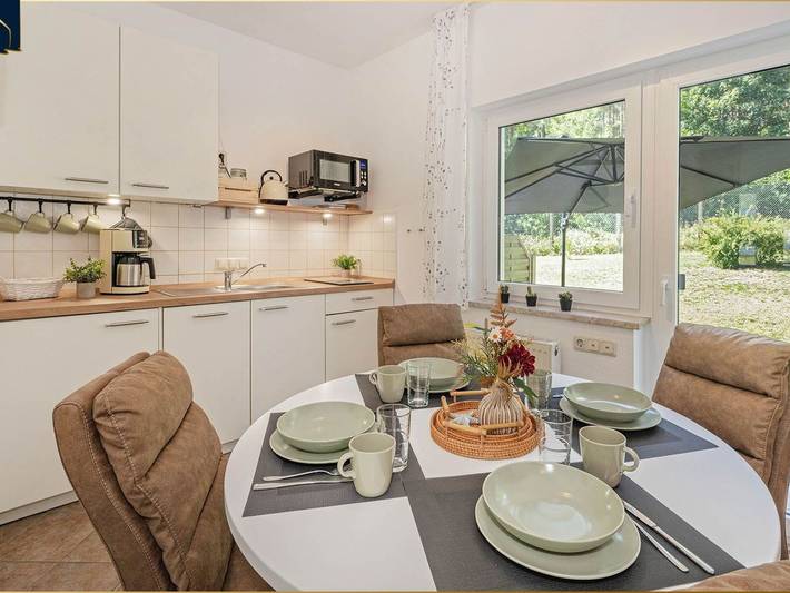 Ferienwohnung für 4 Personen, mit Terrasse und Sauna sowie Garten, kinderfreundlich in Garz - 4