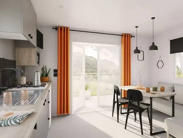 Mobil home pour 4 personnes à Arc-et-Senans - 3
