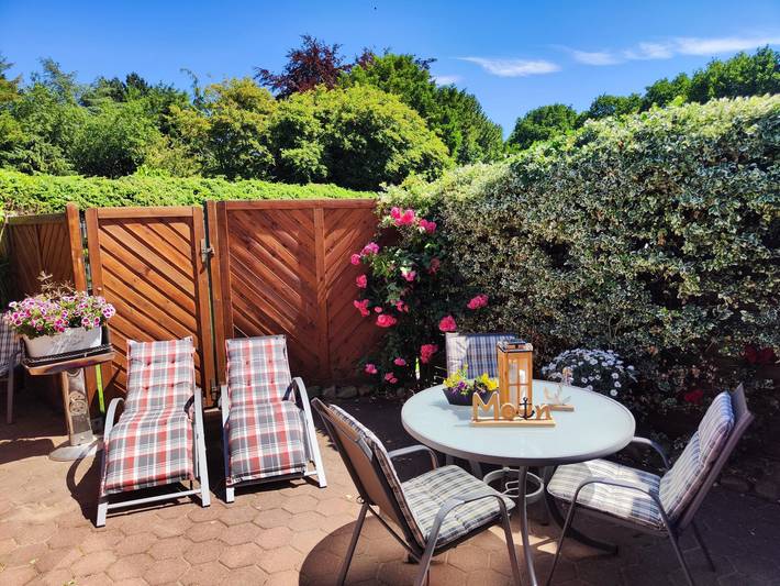 Ferienwohnung für 3 Personen, mit Terrasse in Wanna
