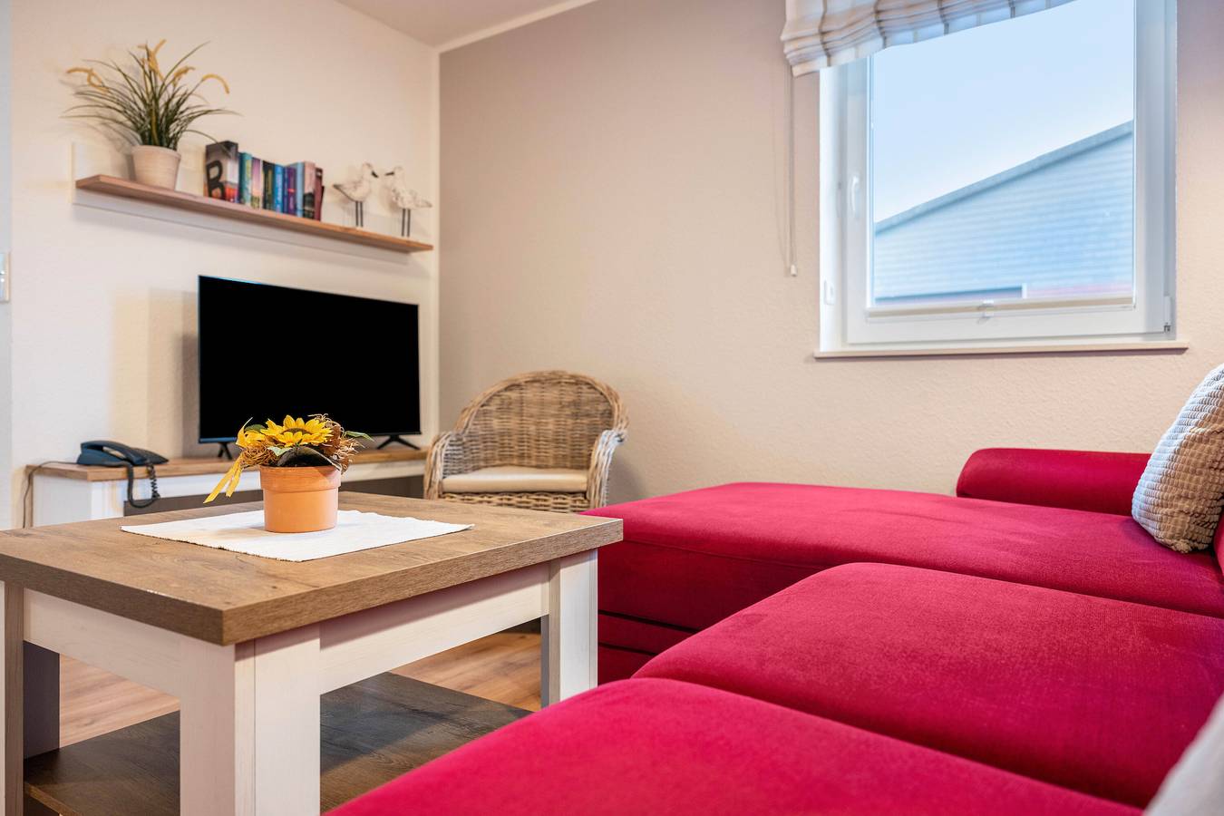 Ganze Wohnung, Ferienwohnung 'Ferienhof Paulsen - Strandläufer' mit privater Terrasse und Wlan in Tammensiel, Pellworm