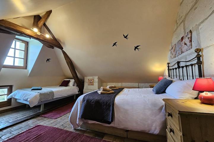 Location de vacances pour 5 personnes, avec jardin et terrasse à Bourré - 2