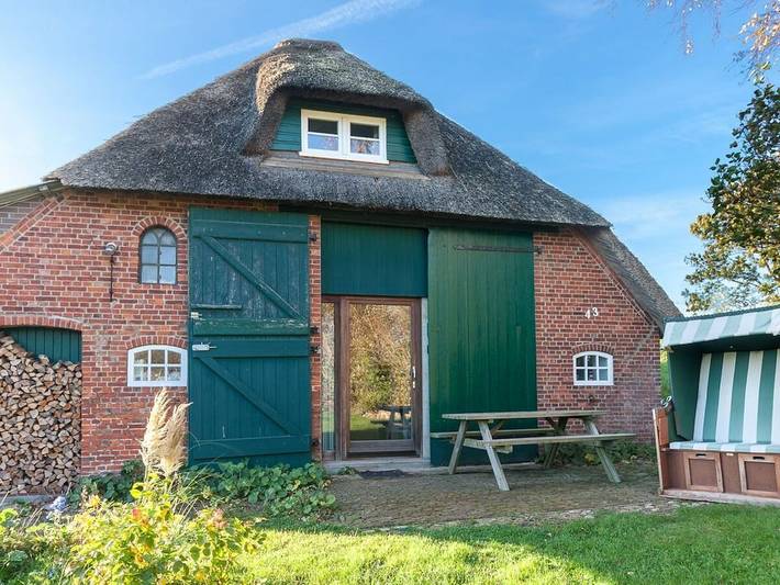 Reetdachhaus Sünsbarg in Simonsberg, Halbinsel Eiderstedt