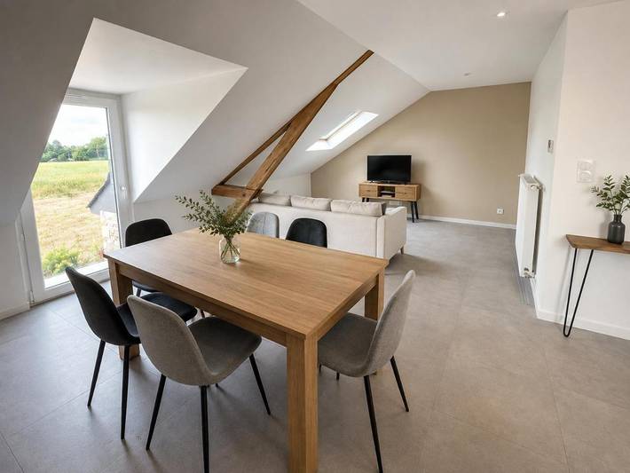 Location de vacances pour 6 personnes, avec Vue à Saint-M'Hervé