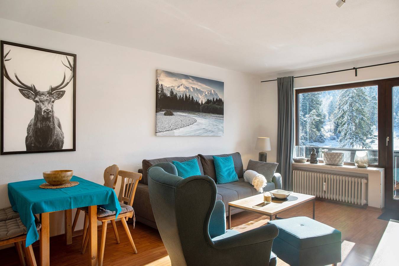 Entire apartment, Apartment "Almzeit" with Balcony & Wi-Fi in Mühldörfl, Farchant