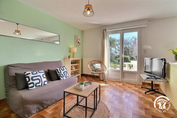 Gîte pour 3 personnes, avec jardin