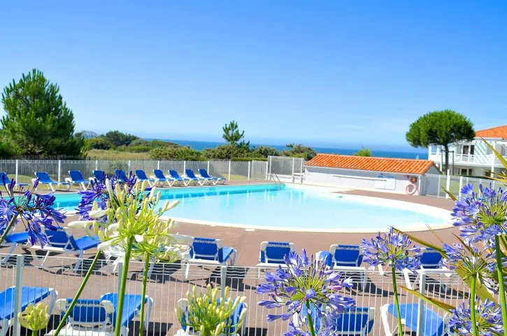 Maison de vacances pour 4 personnes, avec piscine ainsi que jardin et vue - 1