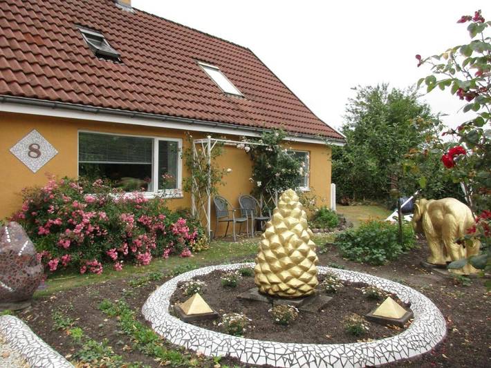 Bed and breakfast for 2 personer, med Terrasse og Have samt Udsigt i Ry