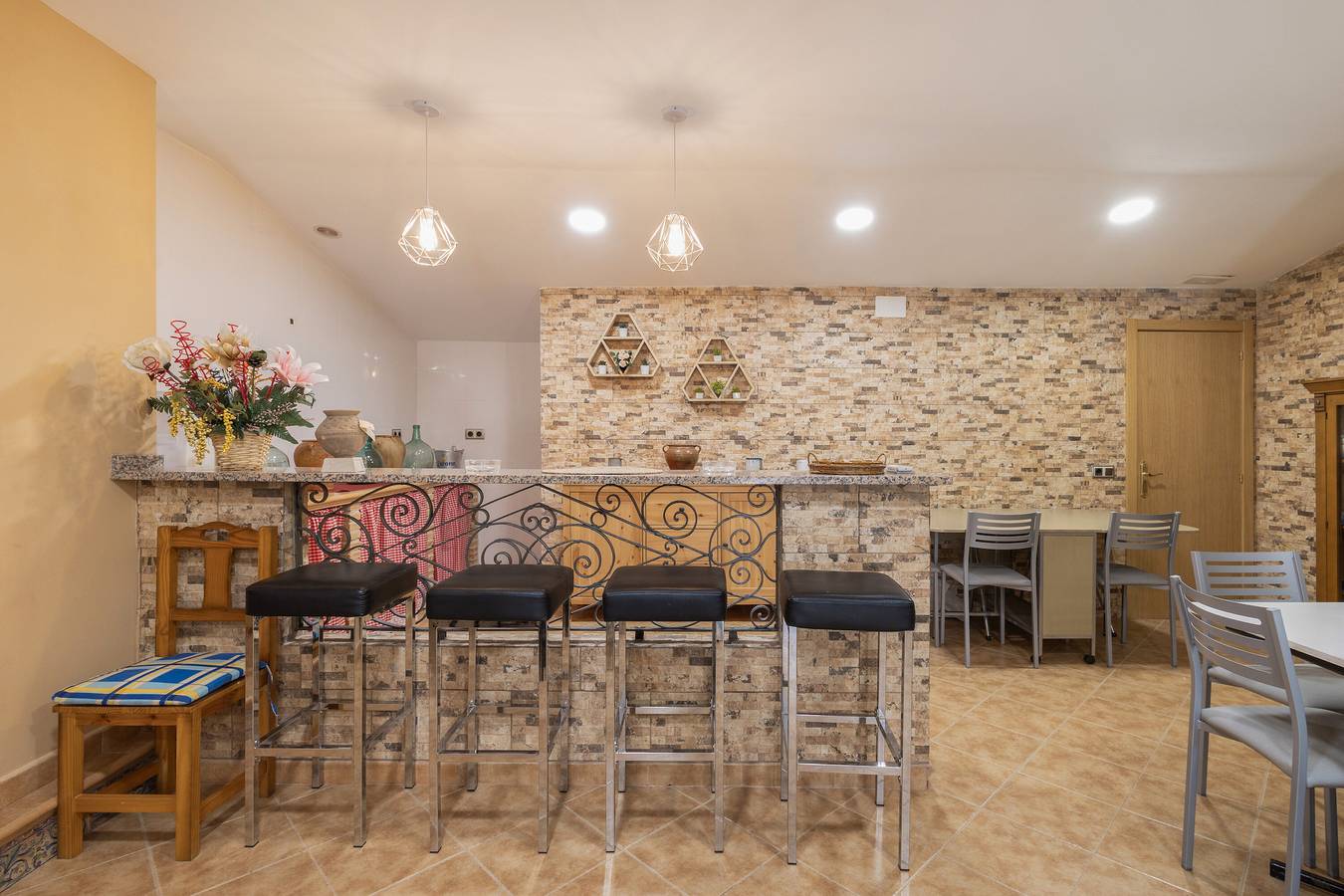 Maison de campagne "El Ático" avec Wi-Fi et climatisation in Maluenda, Province de Saragosse