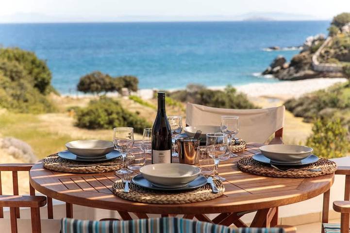 Villa für 8 Personen, mit Balkon und Garten auf Naxos