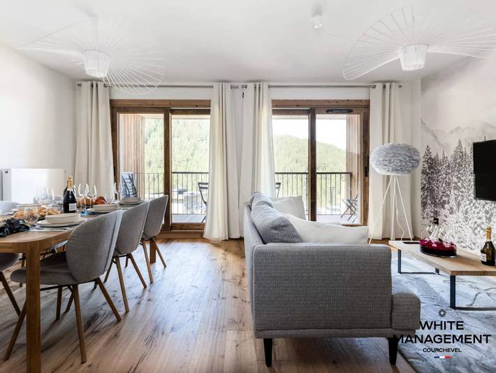 Gîte pour 6 personnes, avec balcon dans Courchevel 1650 (Moriond) - 3