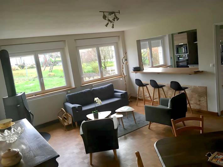 Gîte pour 7 personnes, avec Jardin