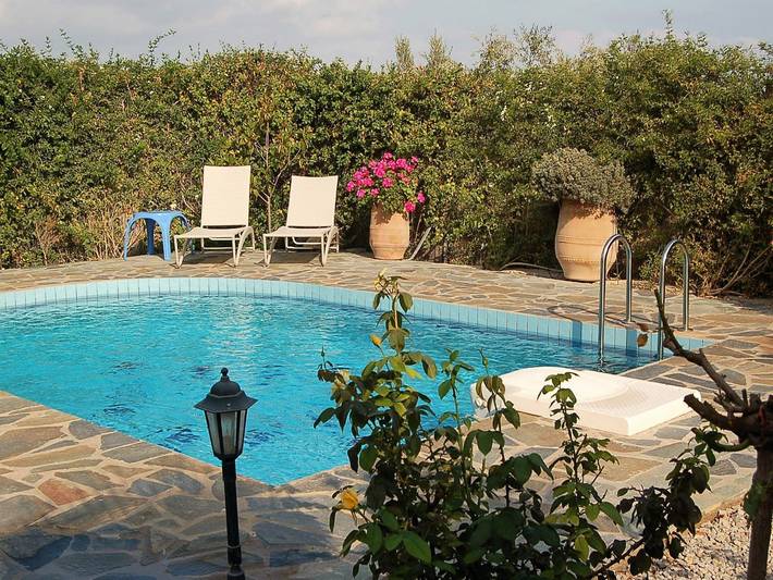 Villa für 4 Personen, mit Pool und Terrasse sowie Garten auf Kreta