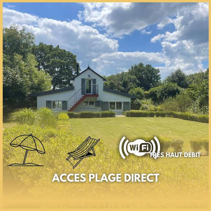 Location de vacances pour 6 personnes, avec jardin et vue à Île-aux-Moines