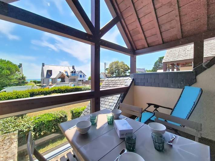 Gîte pour 4 personnes, avec balcon dans Plage Ty Bihan - 4