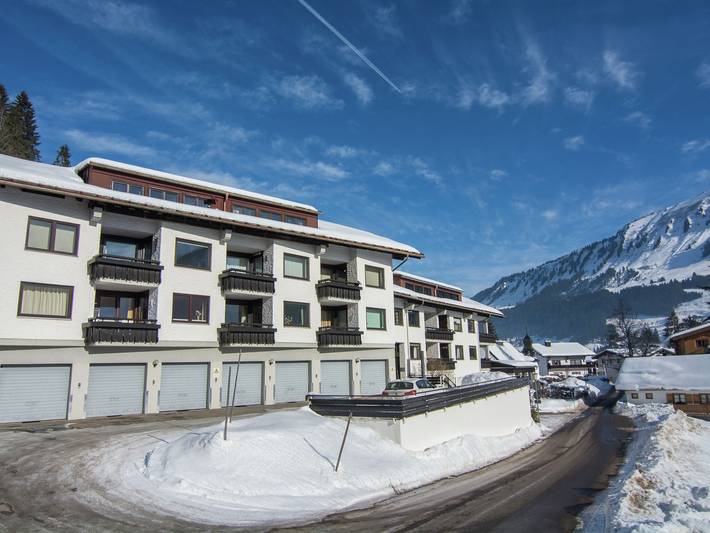 Ferienwohnung für 4 Personen, mit Whirlpool und Terrasse sowie Pool und Sauna in Mittelberg