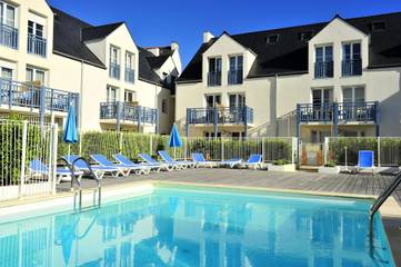 Studio für 2 Personen, mit Pool und Sauna, mit Haustier in Quimper und Umgebung