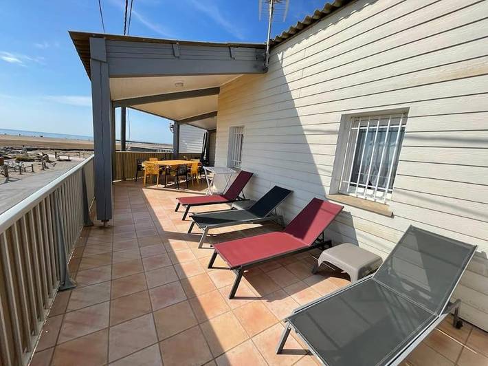 Chalet voor 8 personen, met tuin en uitzicht in Gruissan Plage