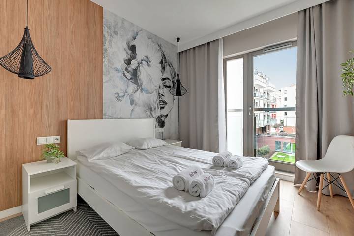 Ferienwohnung für 4 Personen, mit Whirlpool und Sauna sowie Pool, mit Haustier in Danzig