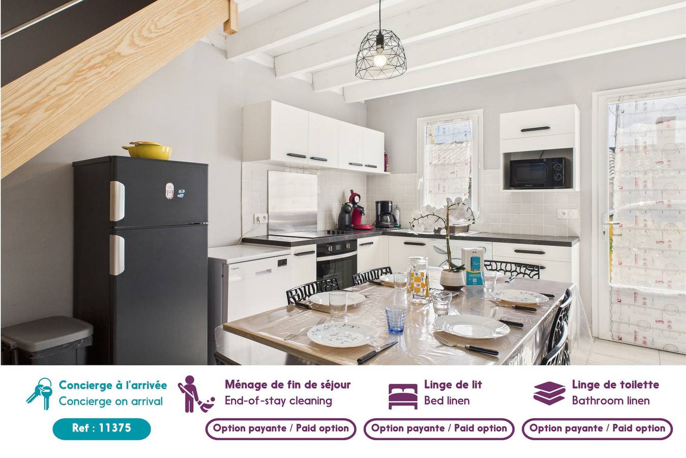 La Tranche sur Mer, maison spacieuse pour 7 in La Terrière, La Tranche-sur-Mer