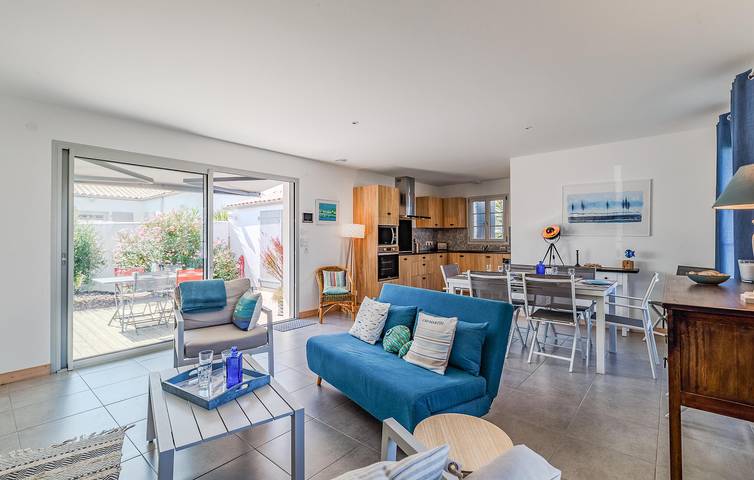 Location de vacances pour 8 personnes, avec terrasse et jardin, animaux acceptés à Saint-Denis-d'Oléron - 3